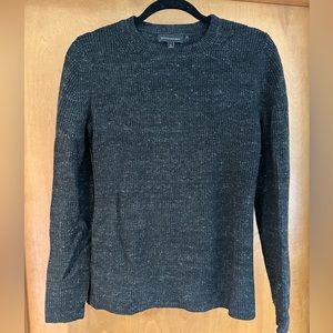 Men’s Banana Republic Ribknit Asphalt Marled Sweater Size M (Fits like Small)